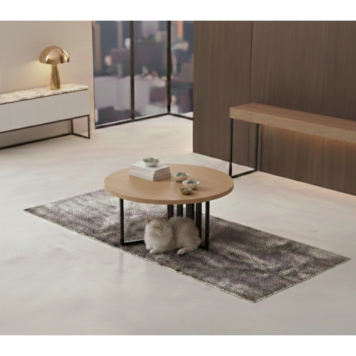 STOLIK KAWOWY z Drewna Litego  Dębowego - Jesionowego  STK-917